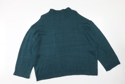Womens UK Size 20 Intuition Blue Pullover Jumper