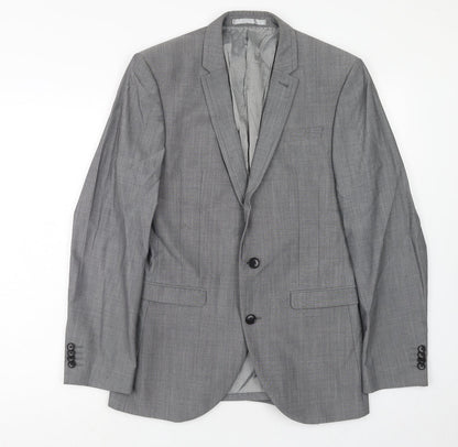 Mens UK Size 38 NEXT Regular Grey Suit Jacket