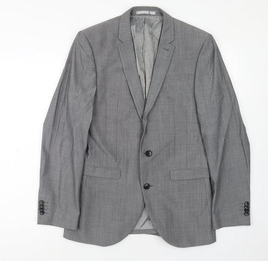 Mens UK Size 38 NEXT Regular Grey Suit Jacket