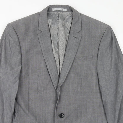 Mens UK Size 38 NEXT Regular Grey Suit Jacket
