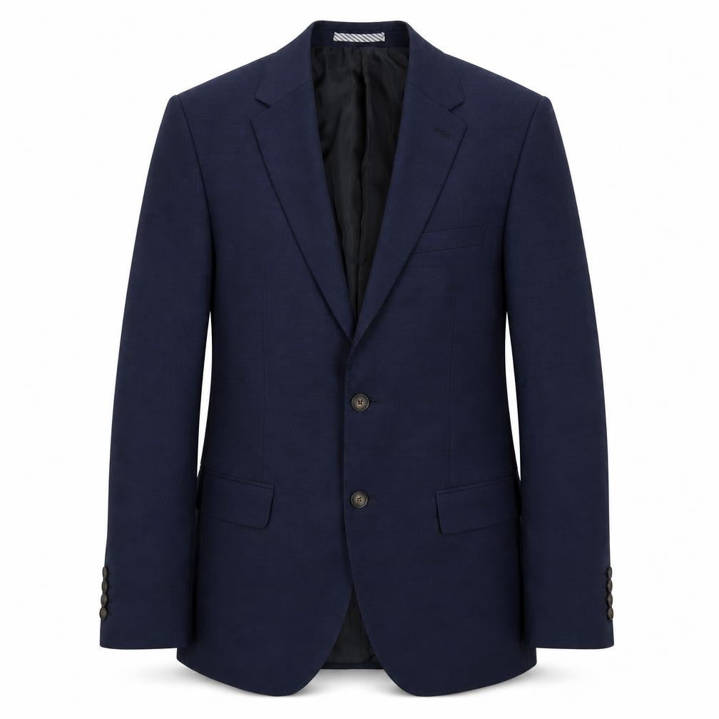Marks and Spencer Mens Blue Wool Jacket Suit Jacket Size 38 Regular