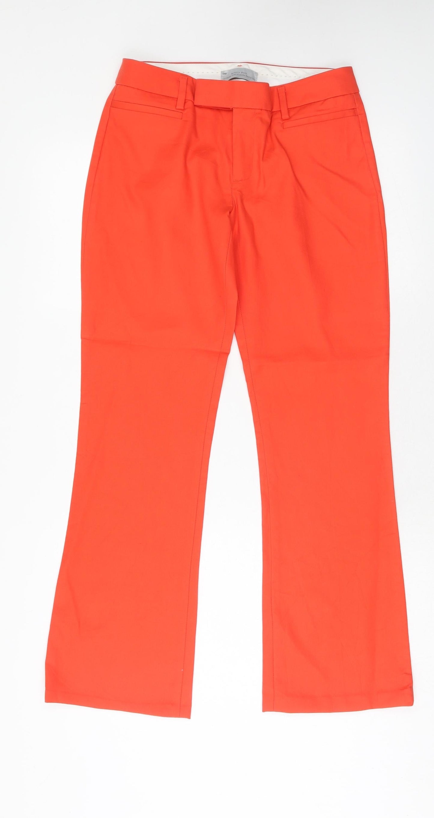 Womens UK Size 28 in Gap Regular Fit  Red Trousers