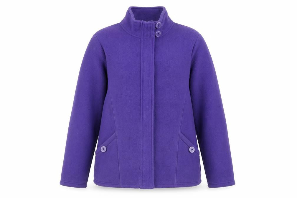 Marks & Spencer Womens Purple Jacket Size 12 Zip