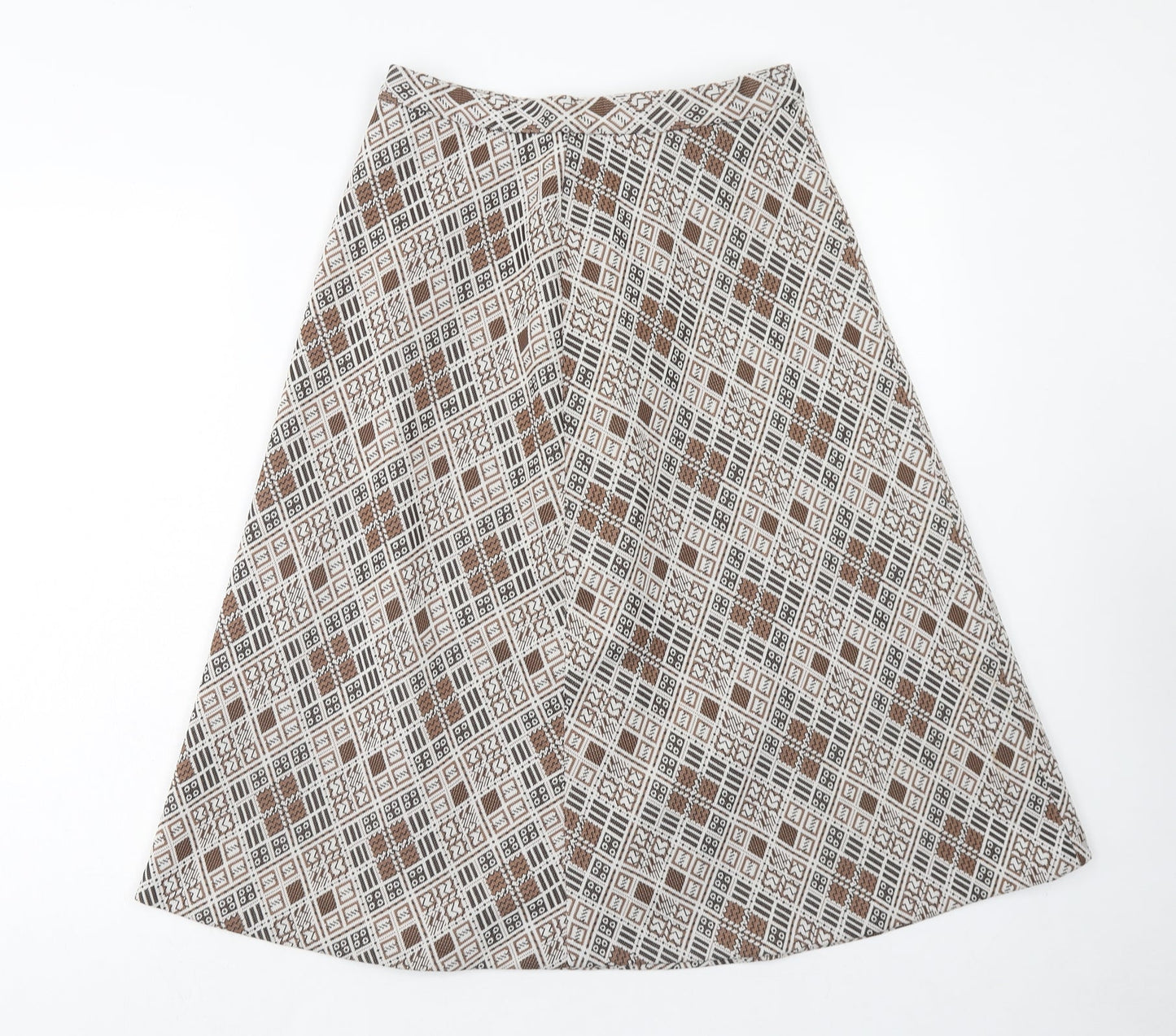 Womens UK Size 14 Preworn A-Line Knit Skirt