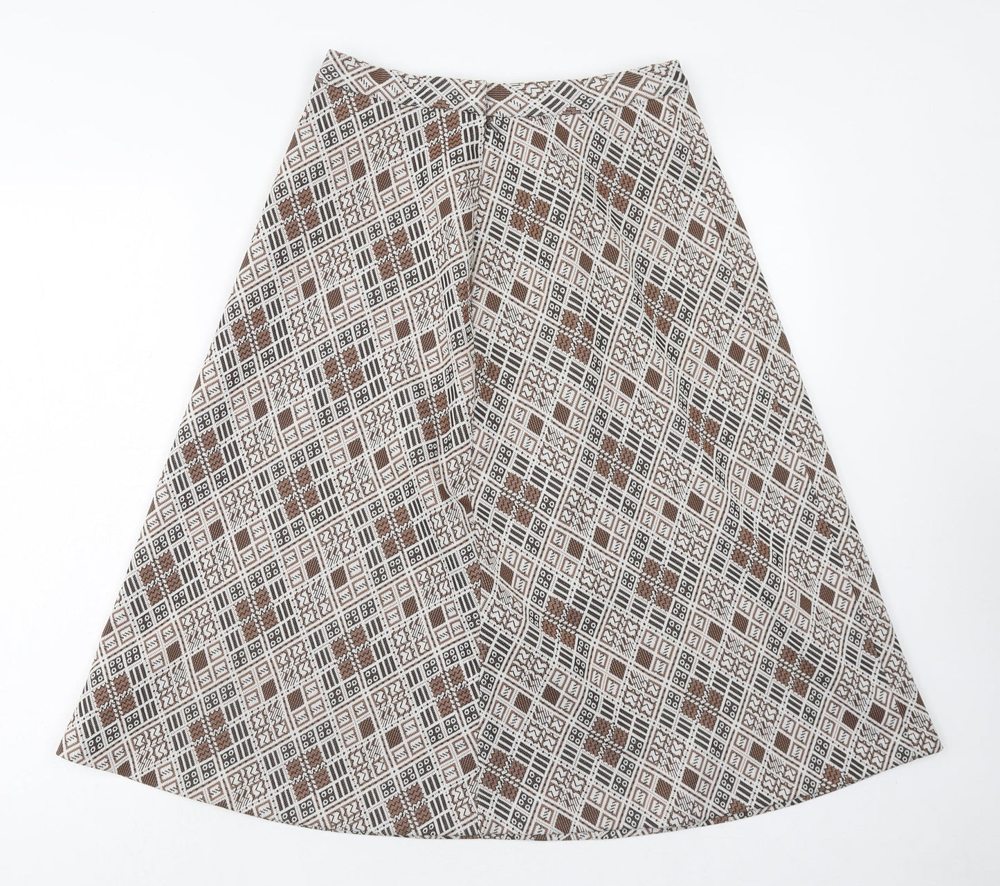 Womens UK Size 14 Preworn A-Line Knit Skirt