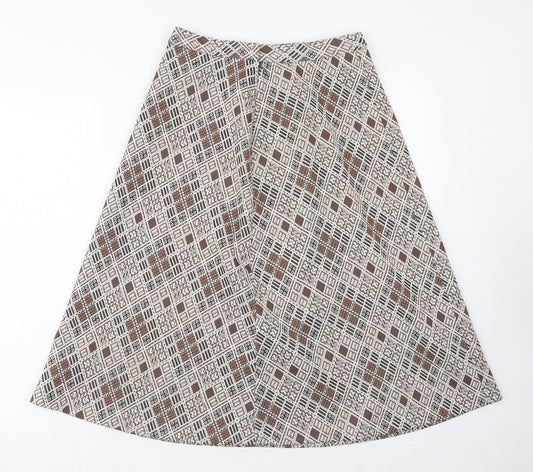 Womens UK Size 14 Preworn A-Line Knit Skirt