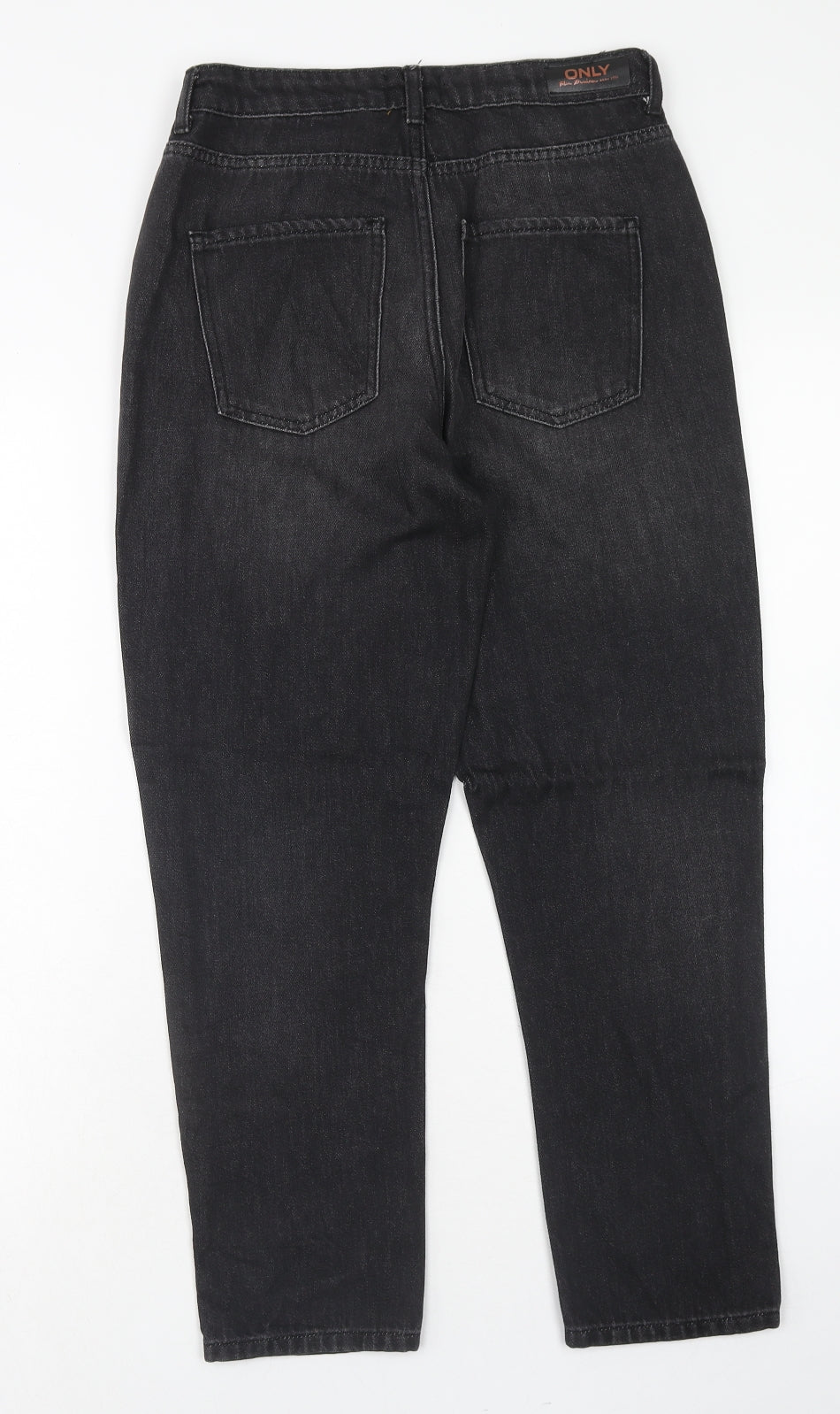Only Womens Black Cotton Tapered Jeans Size 26 in L30 in Regular Zip