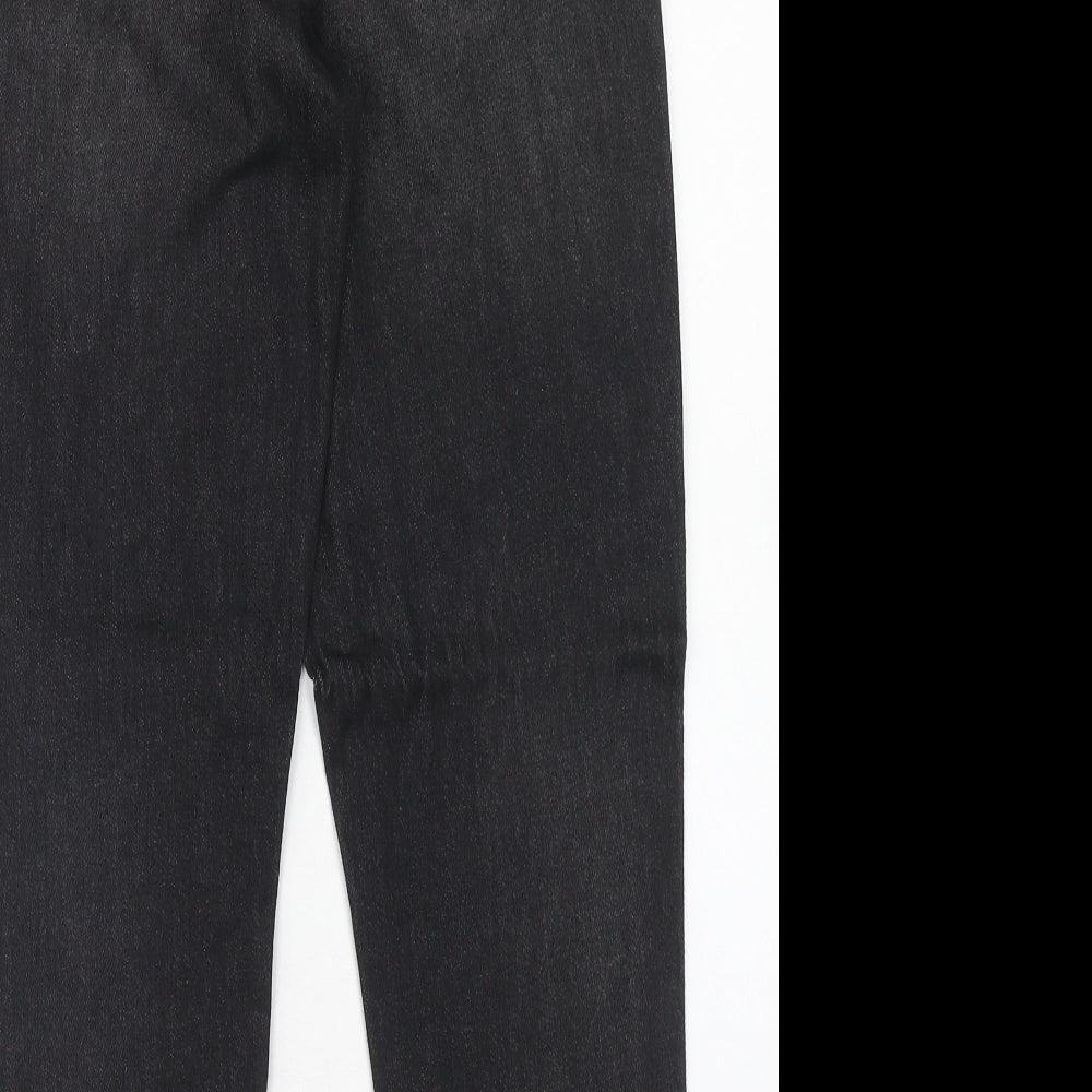Only Womens Black Cotton Tapered Jeans Size 26 in L30 in Regular Zip