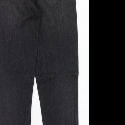 Only Womens Black Cotton Tapered Jeans Size 26 in L30 in Regular Zip