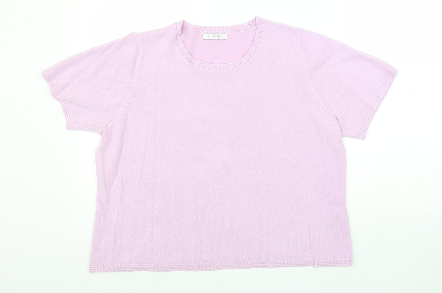 Womens UK Size 18 Marks and Spencer Purple Pullover Jumper