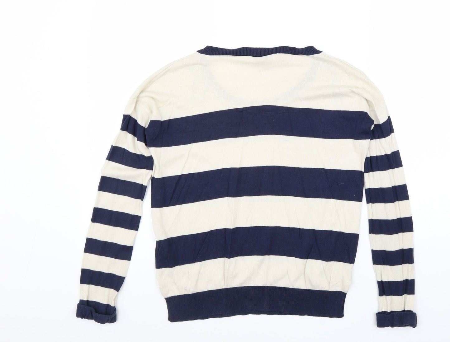 Womens UK Size 6 New Look Beige Pullover Jumper