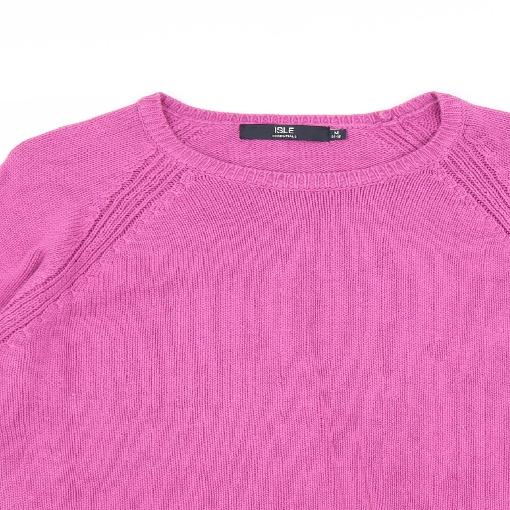 Womens UK Size 12 EWM Pink Pullover Jumper