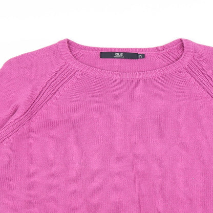 Womens UK Size 12 EWM Pink Pullover Jumper