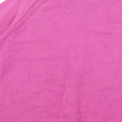 Womens UK Size 12 EWM Pink Pullover Jumper