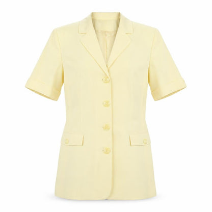 Womens UK Size 10 New Look Regular Yellow Blazer
