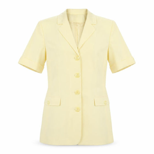 Womens UK Size 10 New Look Regular Yellow Blazer
