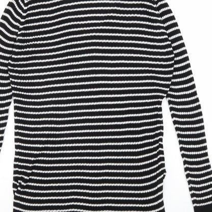 Womens UK Size M Mango Blue Pullover Jumper