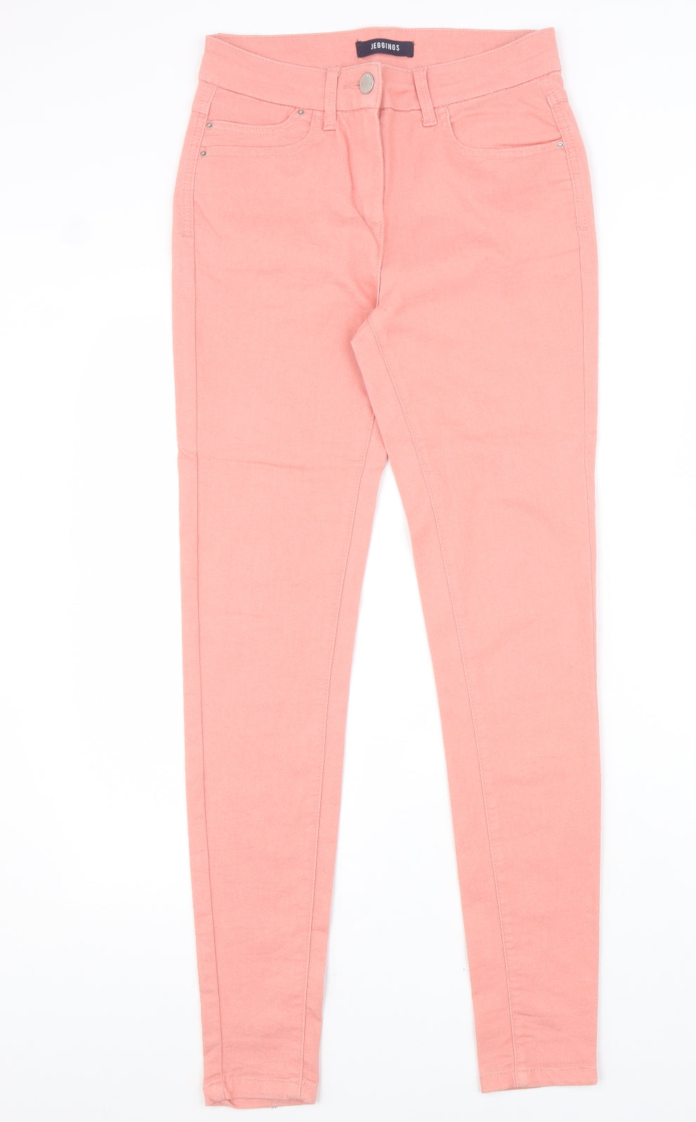 Womens UK Size 8 Marks and Spencer Slim Fit Skinny Pink Jeans