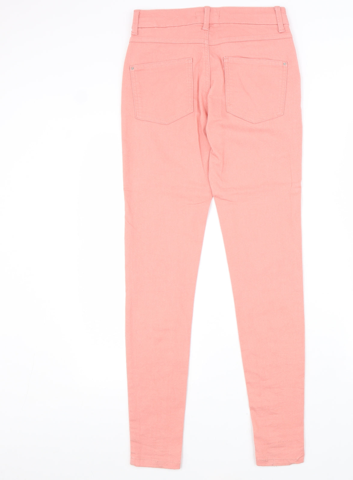 Womens UK Size 8 Marks and Spencer Slim Fit Skinny Pink Jeans