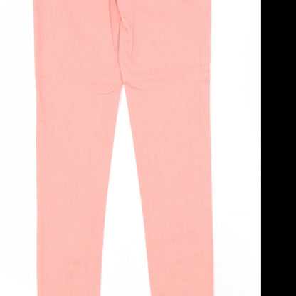 Womens UK Size 8 Marks and Spencer Slim Fit Skinny Pink Jeans