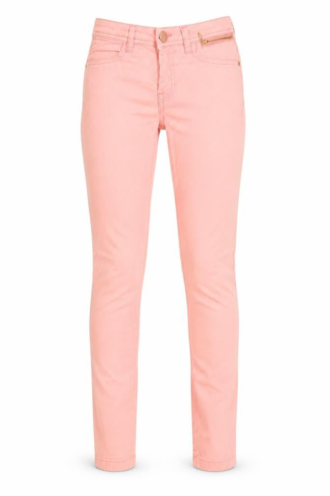 River Island Womens Pink Cotton Skinny Jeans Size 8 L28 in Regular Zip