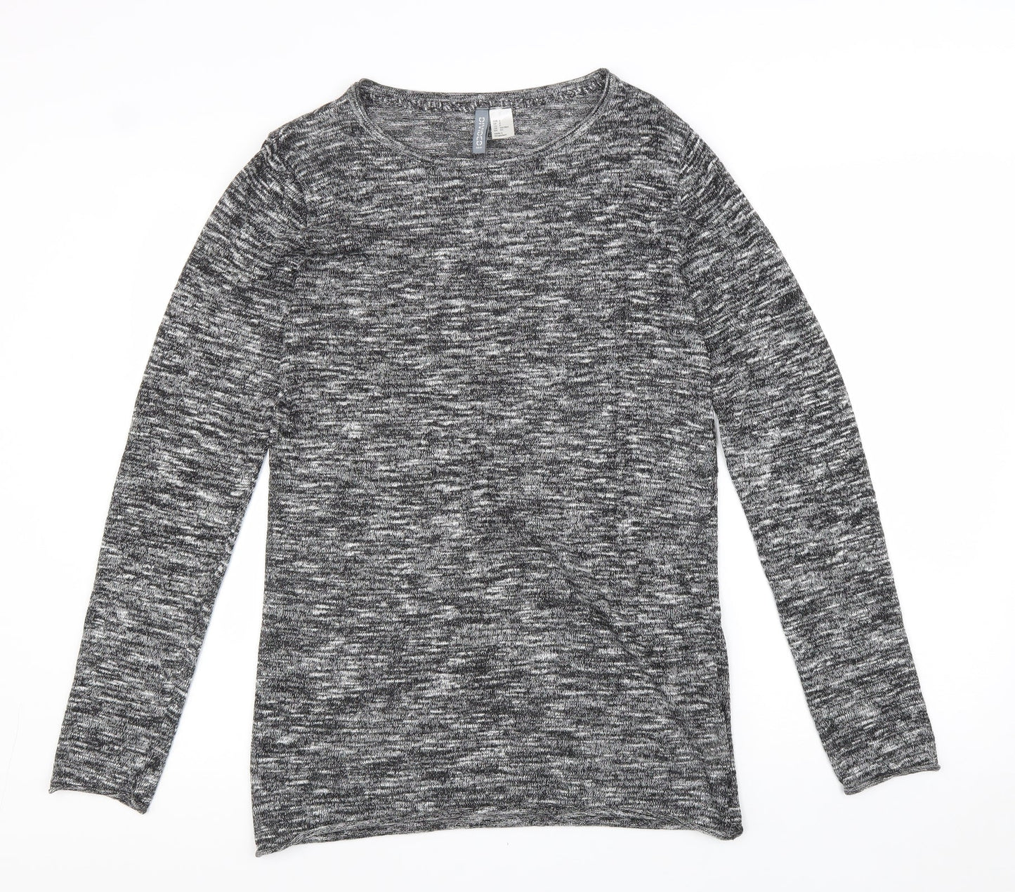Womens UK Size S Divided Grey Basic Blouse