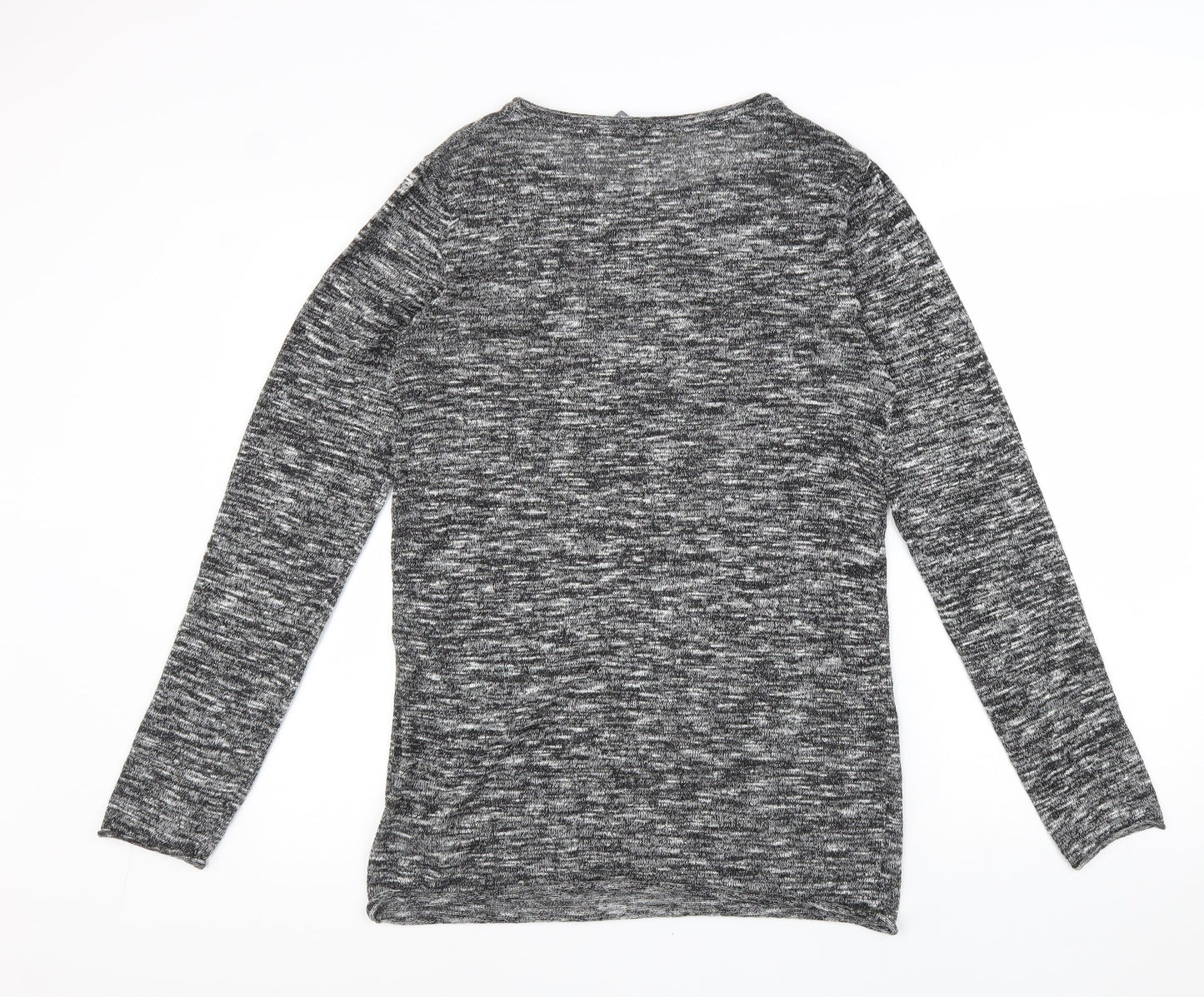 Womens UK Size S Divided Grey Basic Blouse