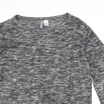 Womens UK Size S Divided Grey Basic Blouse