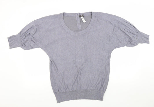 Womens UK Size 8 NEXT Grey Pullover Jumper