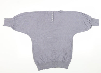 Womens UK Size 8 NEXT Grey Pullover Jumper