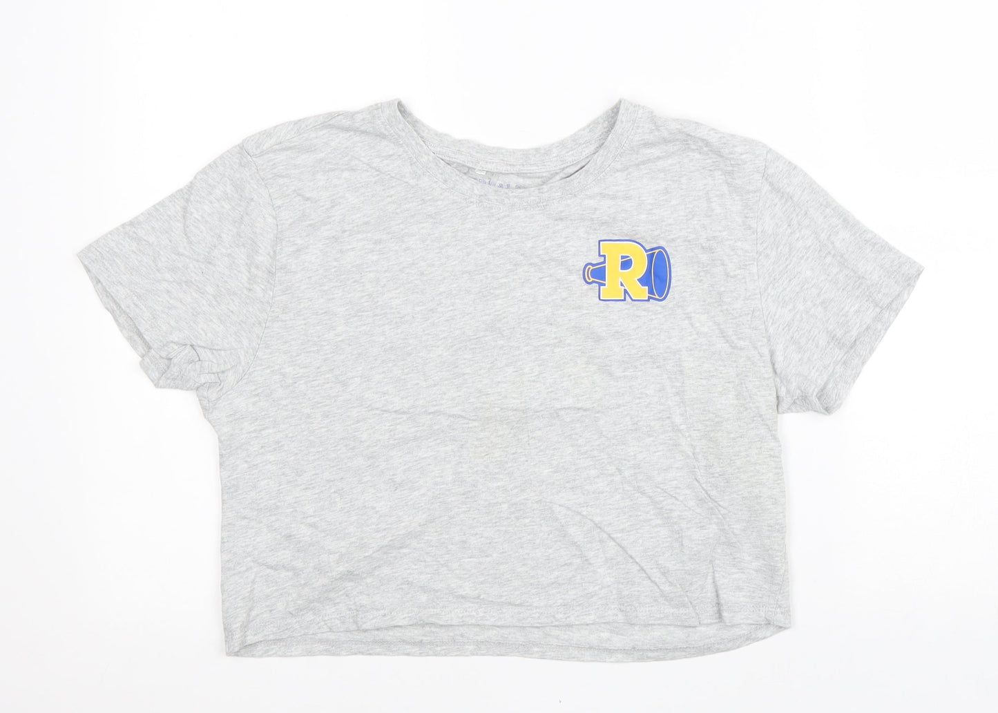 Womens UK Size M Riverdale Grey Basic T-Shirt