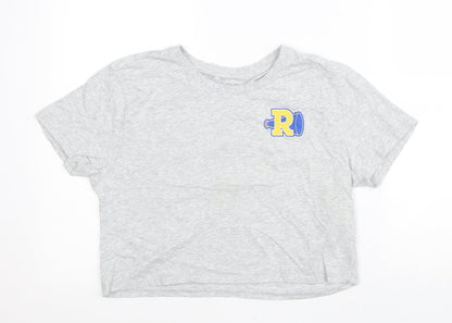 Womens UK Size M Riverdale Grey Basic T-Shirt