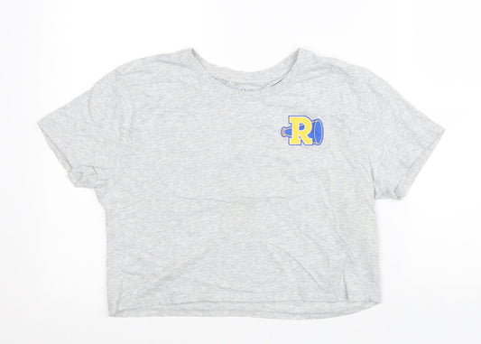 Womens UK Size M Riverdale Grey Basic T-Shirt