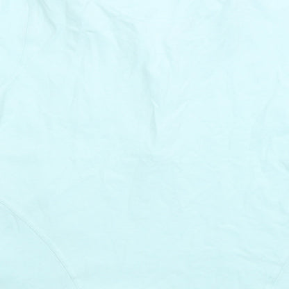 Green Lamb Womens Blue Cotton Basic Polo Size 12 Collared