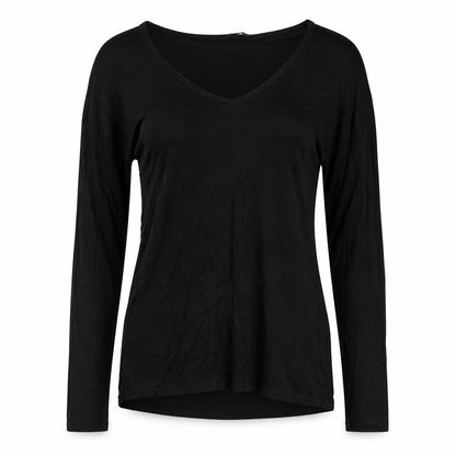 Womens UK Size 10 Boohoo Black Basic T-Shirt