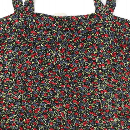 Womens UK Size XS Pins & Needles Black Basic Blouse