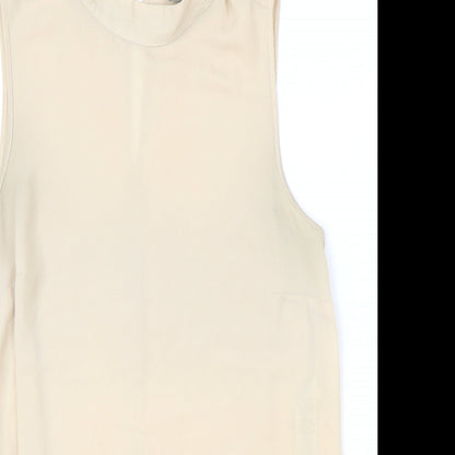 Womens UK Size 8 ASOS Brown Basic Blouse