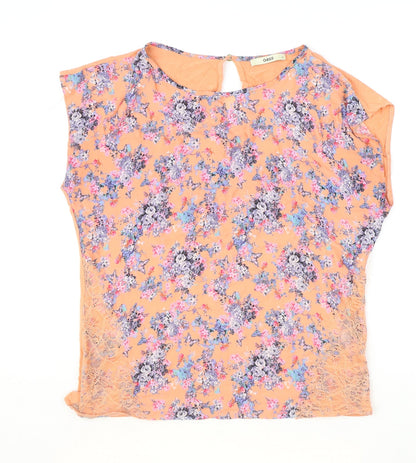 Womens UK Size M Oasis Multicoloured Basic T-Shirt