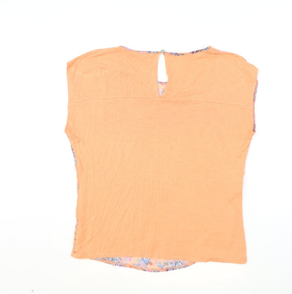 Womens UK Size M Oasis Multicoloured Basic T-Shirt