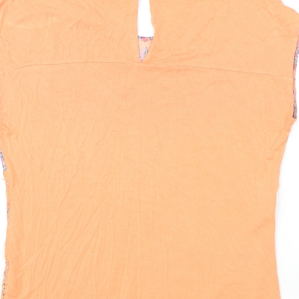 Womens UK Size M Oasis Multicoloured Basic T-Shirt