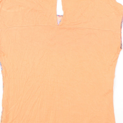 Womens UK Size M Oasis Multicoloured Basic T-Shirt