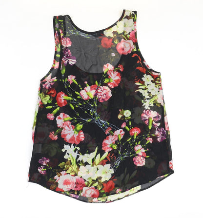 Womens UK Size 10 Internacionale Beige Basic Tank