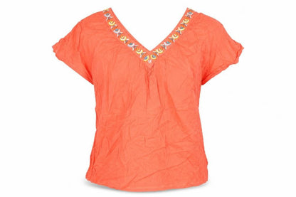 Womens UK Size S Monsoon Pink Basic Blouse