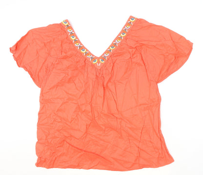 Womens UK Size S Monsoon Pink Basic Blouse