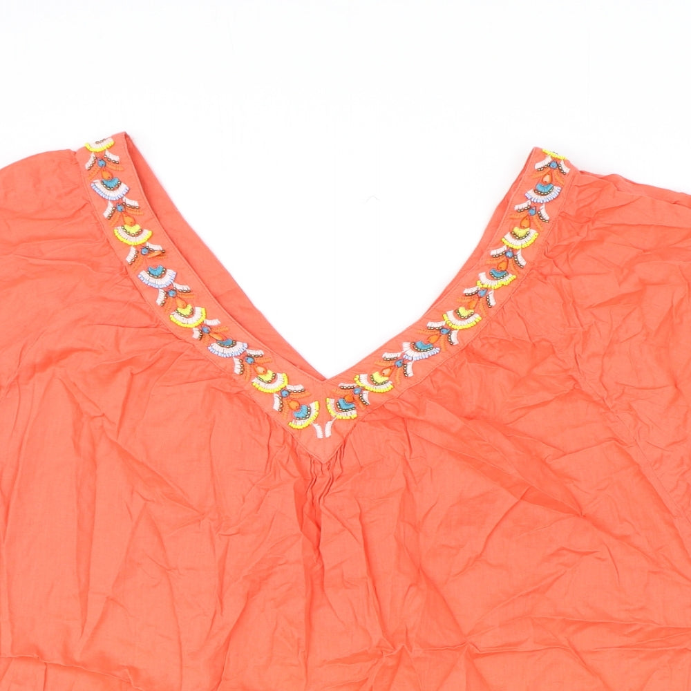 Womens UK Size S Monsoon Pink Basic Blouse