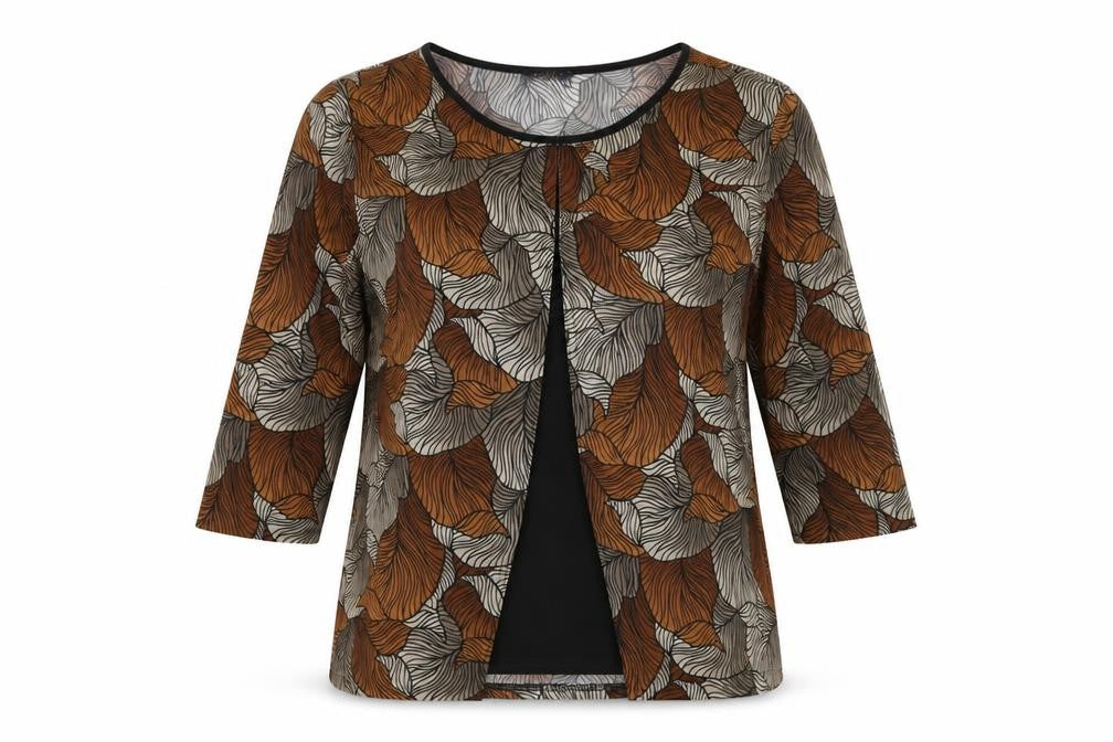 Womens UK Size 18 Soul Collection Brown Basic T-Shirt
