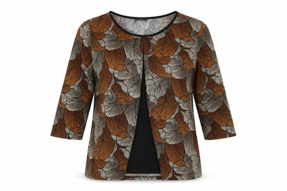 Womens UK Size 18 Soul Collection Brown Basic T-Shirt