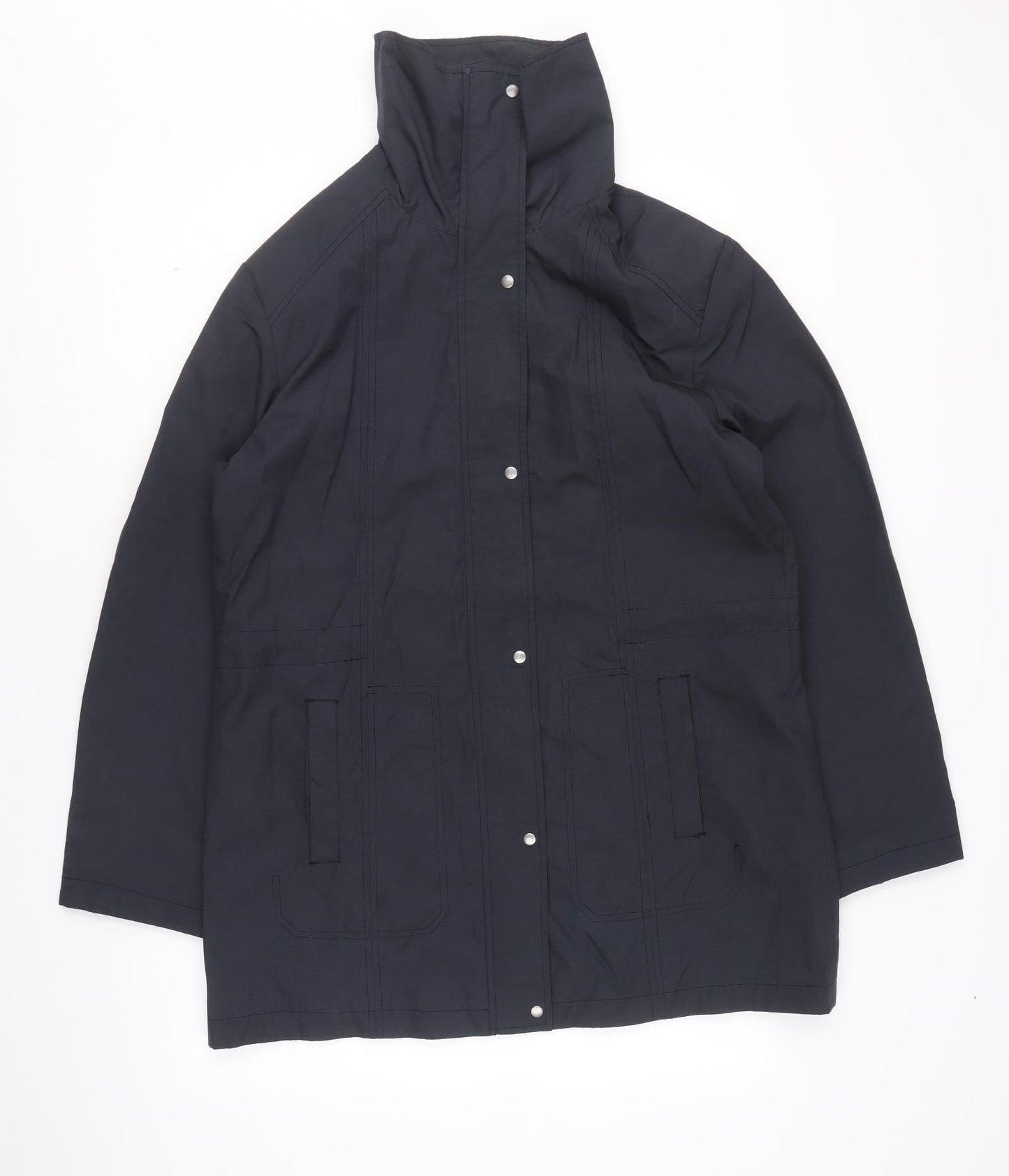 Klass Womens Blue Jacket Size S Zip