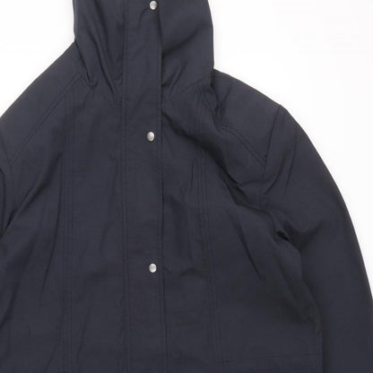 Klass Womens Blue Jacket Size S Zip