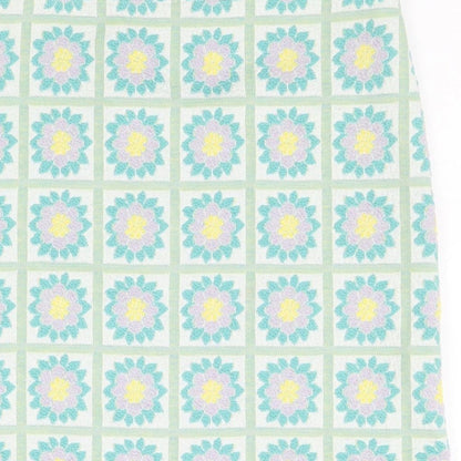 Primark Womens Multicoloured Floral Polyester Straight & Pencil Skirt Size XS